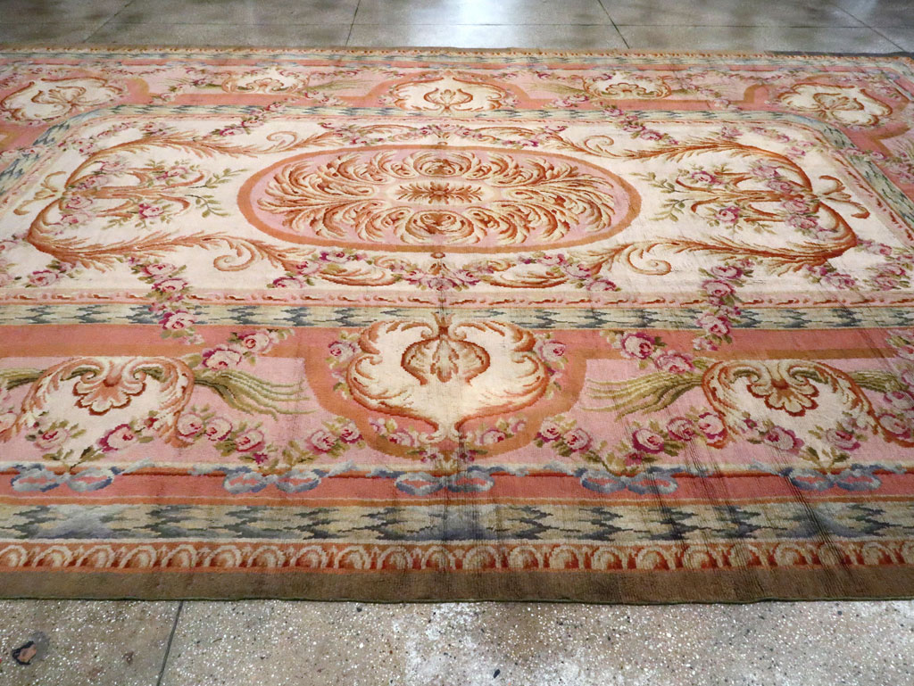 Antique French Savonnerie Carpet, No.8308 - Gss
