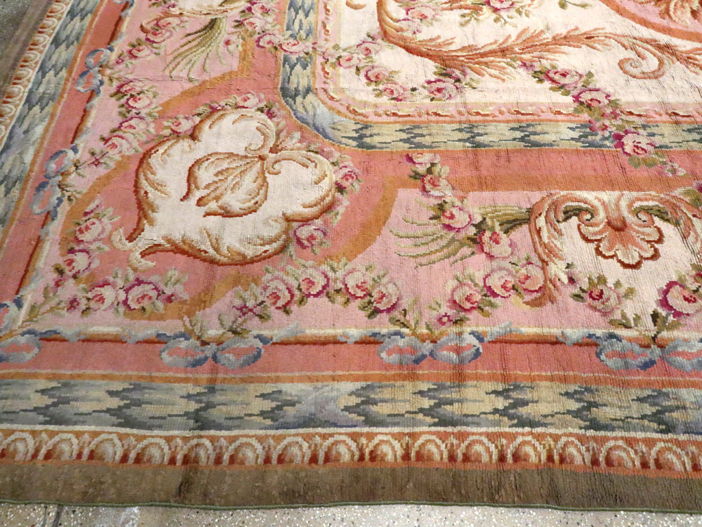 Antique French Savonnerie Carpet, No.8308 - Gss