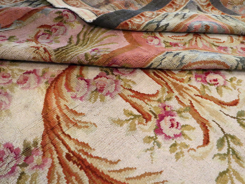 Antique French Savonnerie Carpet, No.8308 - Gss