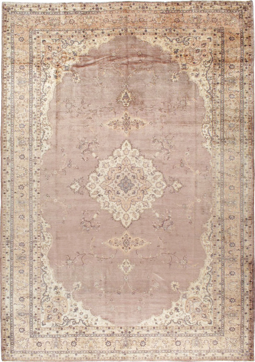 Antique Turkish Oushak Carpet, No.8325 - Gss