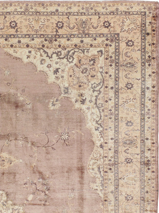 Antique Turkish Oushak Carpet, No.8325 - Gss