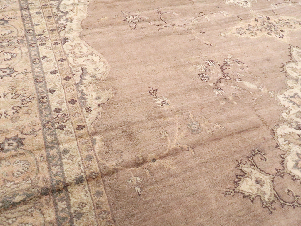 Antique Turkish Oushak Carpet, No.8325 - Gss