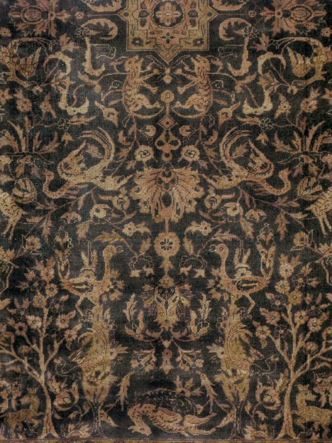 Antique Indian Lahore Carpet, No.8332 - Gss