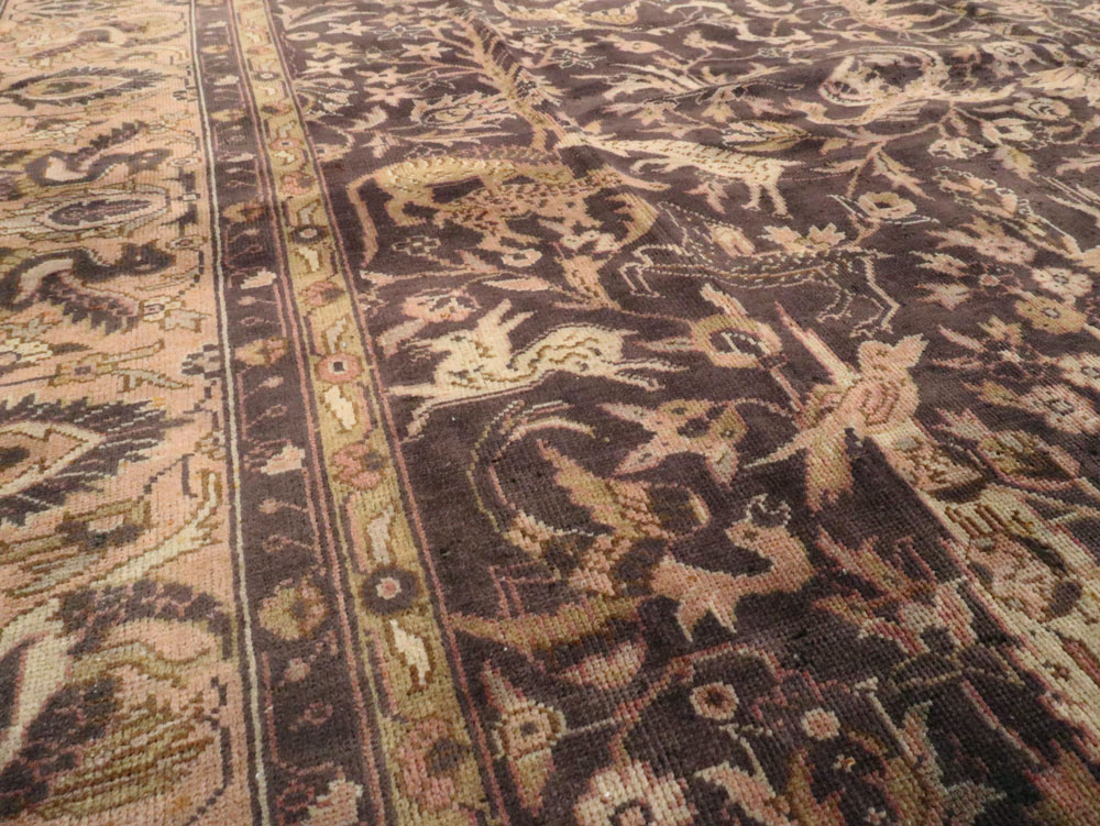 Antique Indian Lahore Carpet, No.8332 - Gss