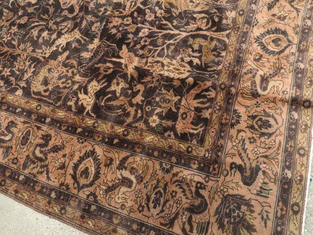 Antique Indian Lahore Carpet, No.8332 - Gss