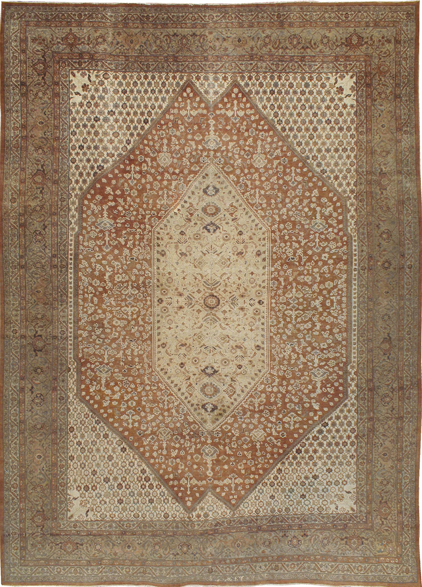 Antique Persian Tabriz Carpet, No.8342 - Gss