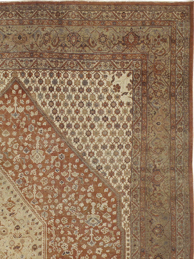 Antique Persian Tabriz Carpet, No.8342 - Gss