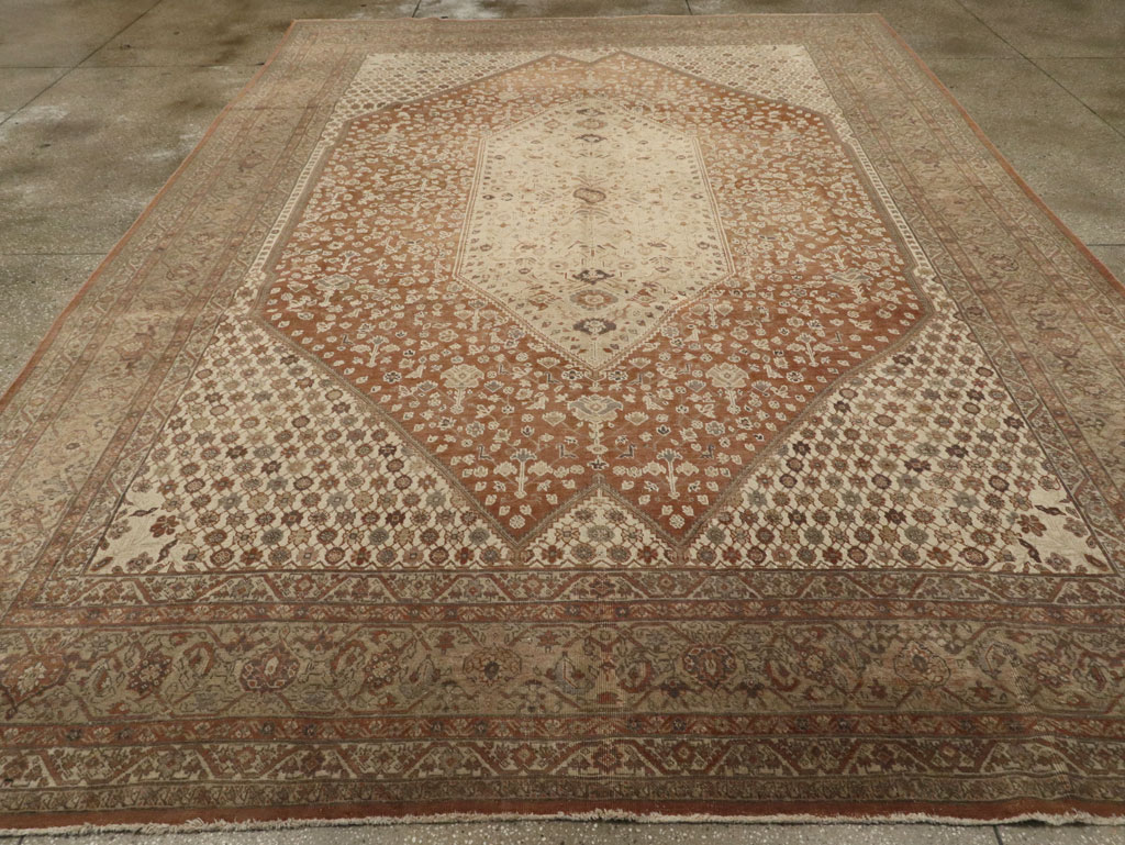 Antique Persian Tabriz Carpet, No.8342 - Gss