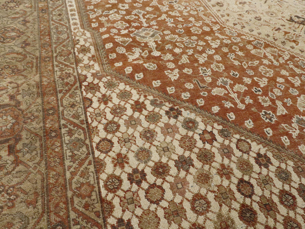 Antique Persian Tabriz Carpet, No.8342 - Gss