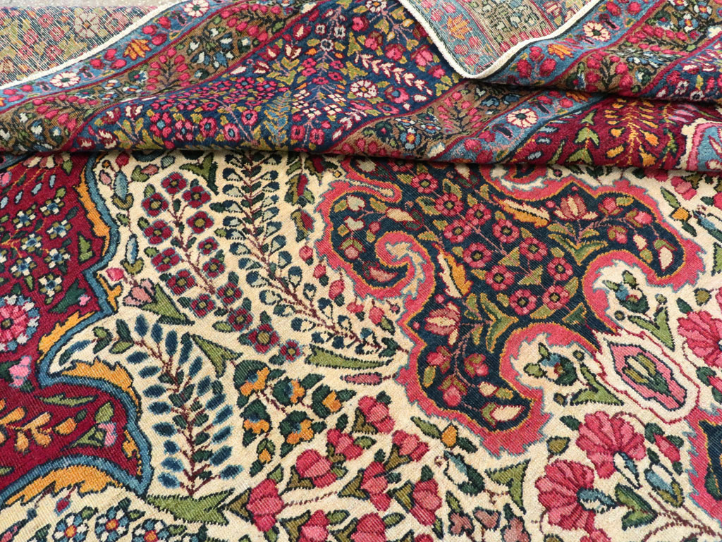 Vintage Persian Yazd Carpet, No.8344 - Gss