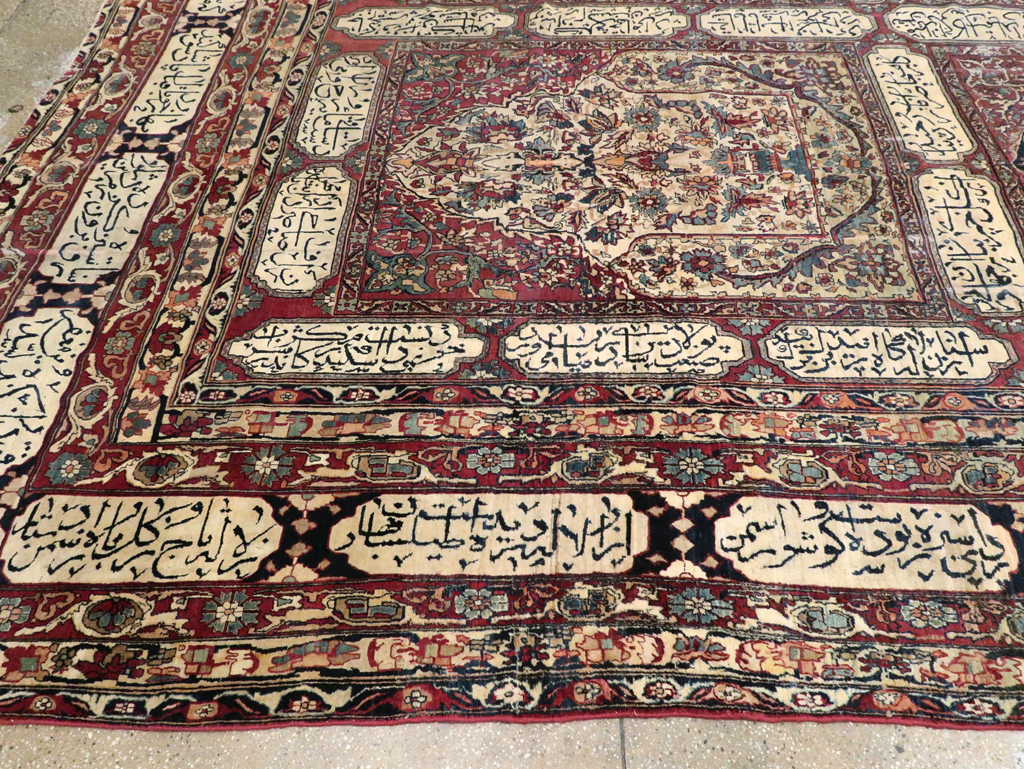Antique Persian Lavar Kerman Carpet, No.8346 - Gss