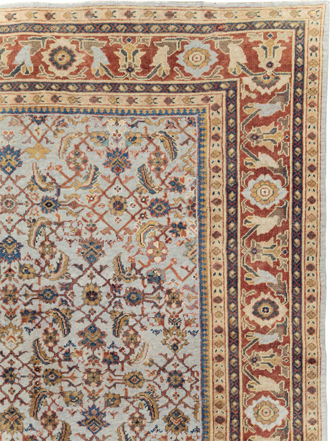 Antique Persian Mahal Room Size Carpet, No.8347 - Gss