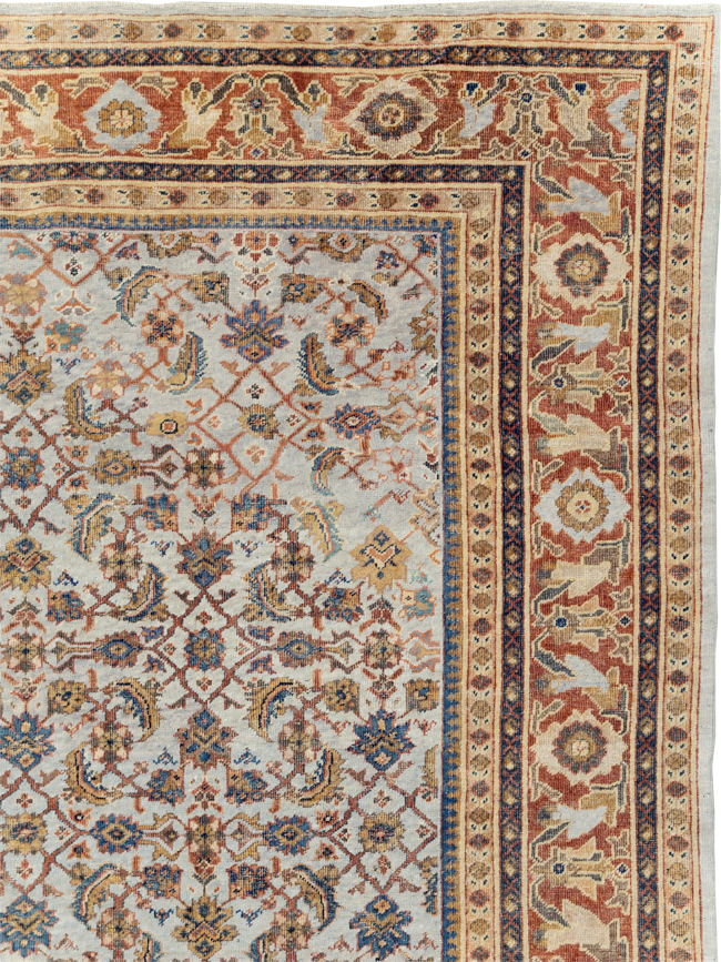 Antique Persian Mahal Room Size Carpet, No.8347 - Gss