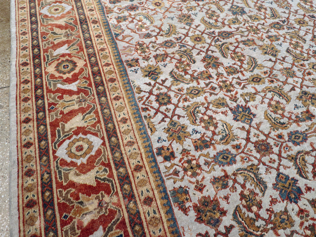 Antique Persian Mahal Room Size Carpet, No.8347 - Gss