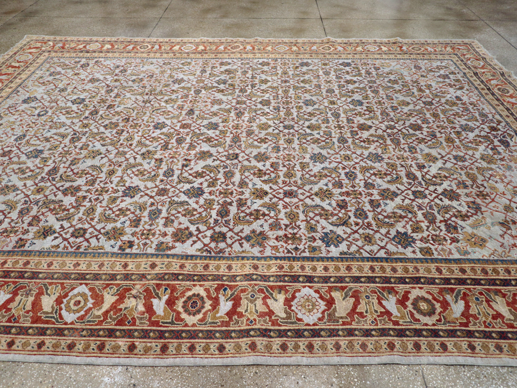 Antique Persian Mahal Room Size Carpet, No.8347 - Gss