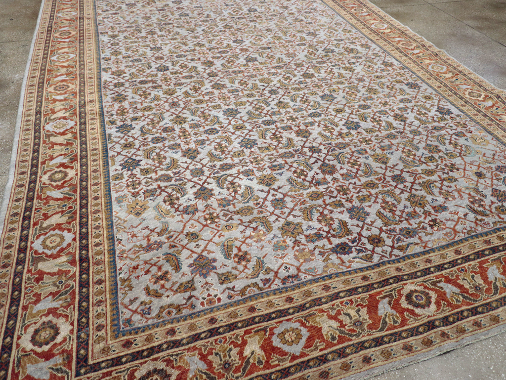 Antique Persian Mahal Room Size Carpet, No.8347 - Gss