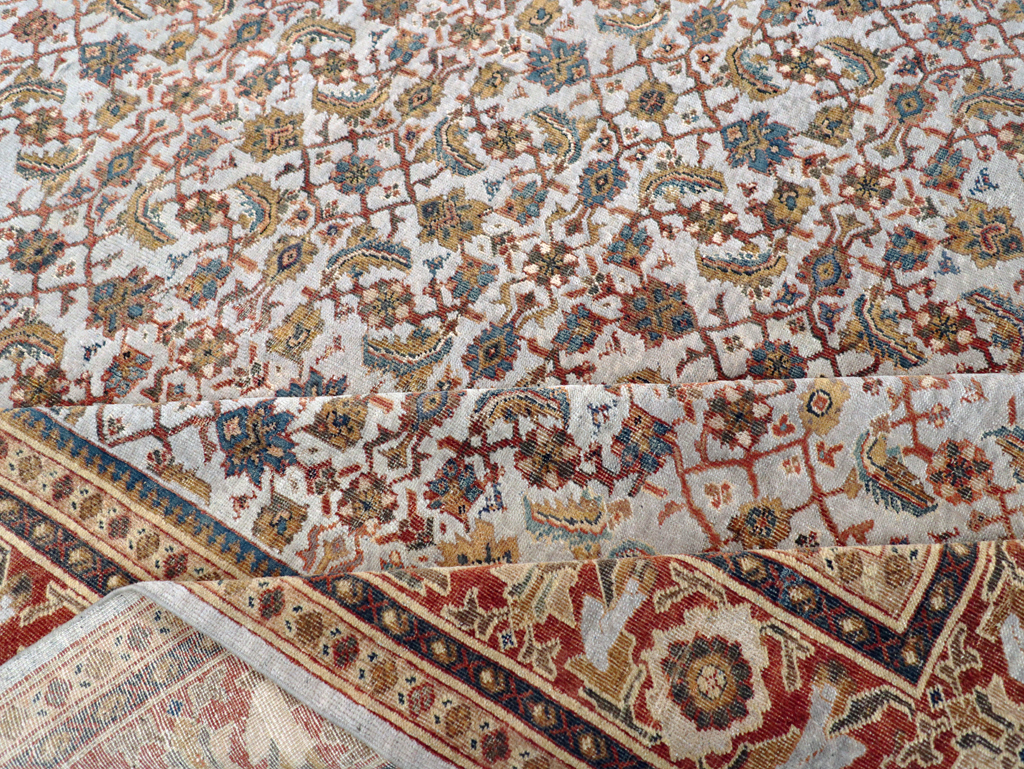 Antique Persian Mahal Room Size Carpet, No.8347 - Gss