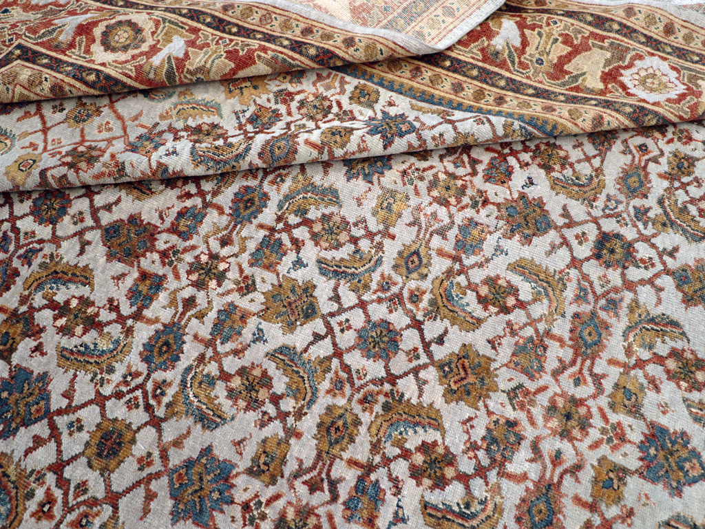 Antique Persian Mahal Room Size Carpet, No.8347 - Gss