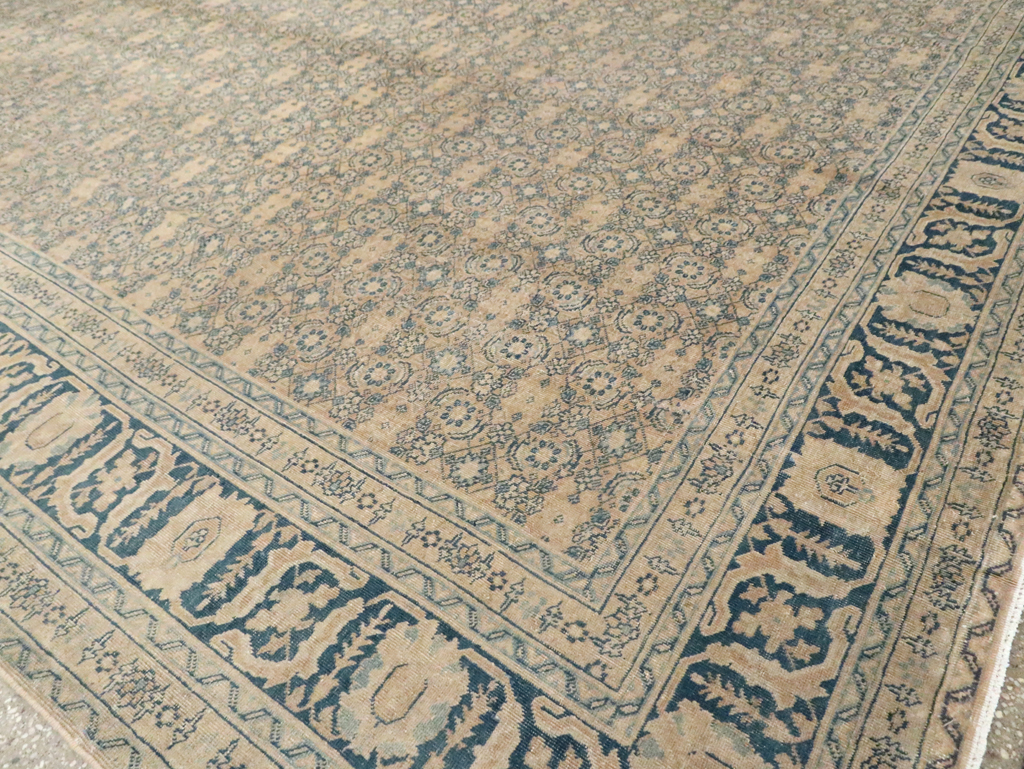 Antique Persian Tabriz Carpet, No.8365 - Gss