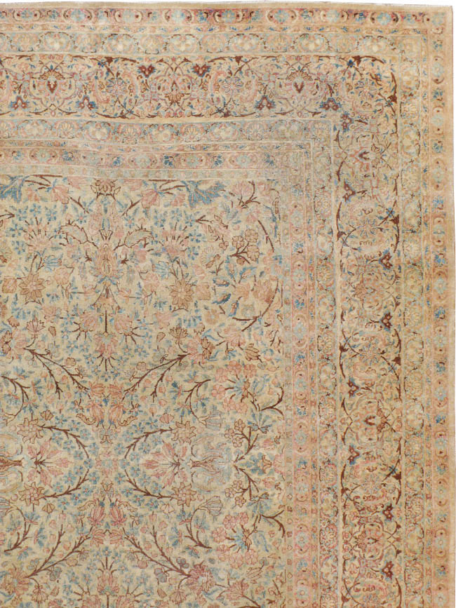 Antique Persian Kerman Carpet, No.8380 - Gss