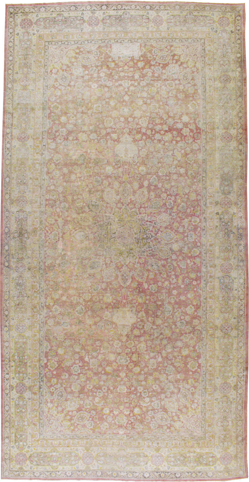 Antique Indian Lahore Carpet, No.8394 - Gss