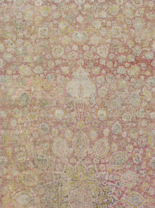 Antique Indian Lahore Carpet, No.8394 - Gss