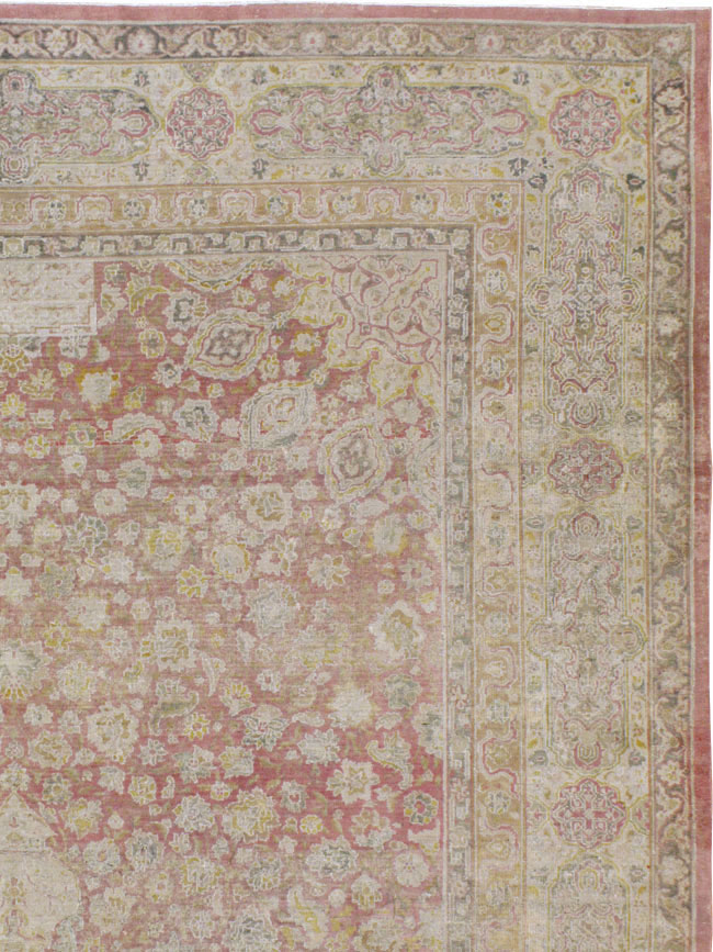 Antique Indian Lahore Carpet, No.8394 - Gss