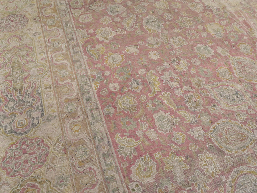Antique Indian Lahore Carpet, No.8394 - Gss
