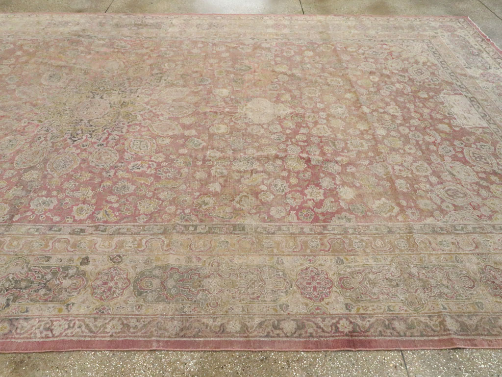 Antique Indian Lahore Carpet, No.8394 - Gss