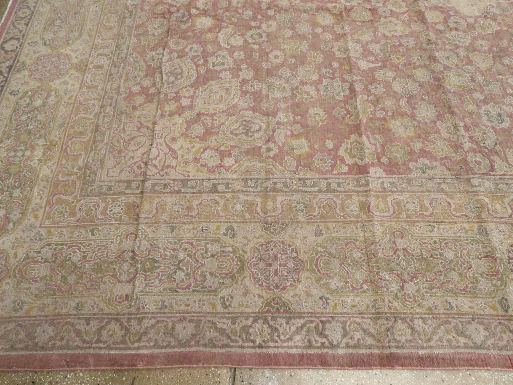 Antique Indian Lahore Carpet, No.8394 - Gss