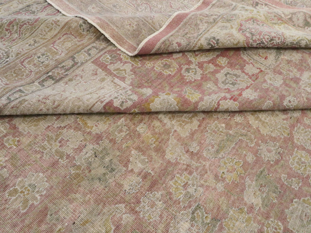 Antique Indian Lahore Carpet, No.8394 - Gss