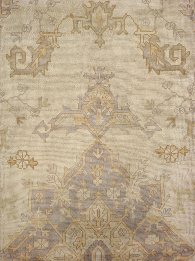 Vintage Turkish Oushak Carpet, No.8405 - Gss