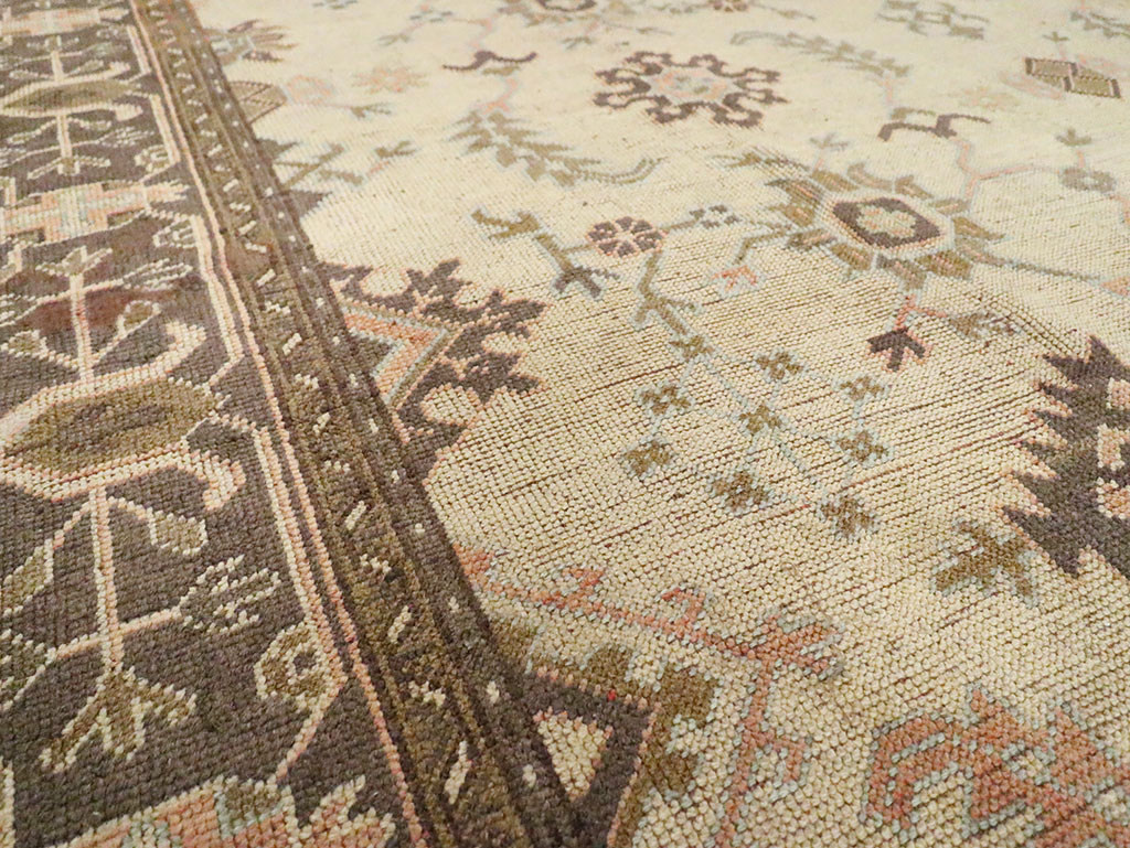 Antique Turkish Oushak Carpet, No.8411 - Gss