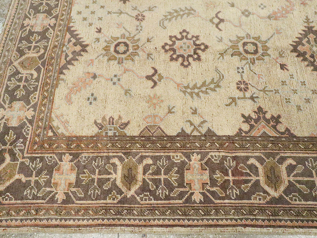 Antique Turkish Oushak Carpet, No.8411 - Gss