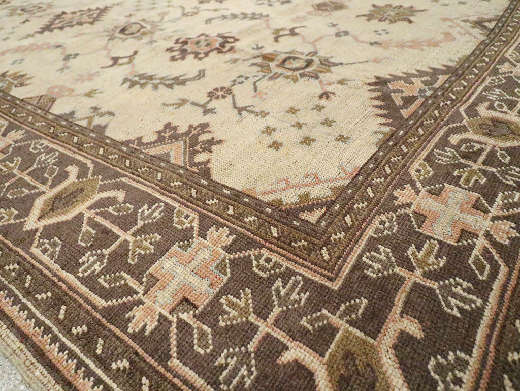Antique Turkish Oushak Carpet, No.8411 - Gss