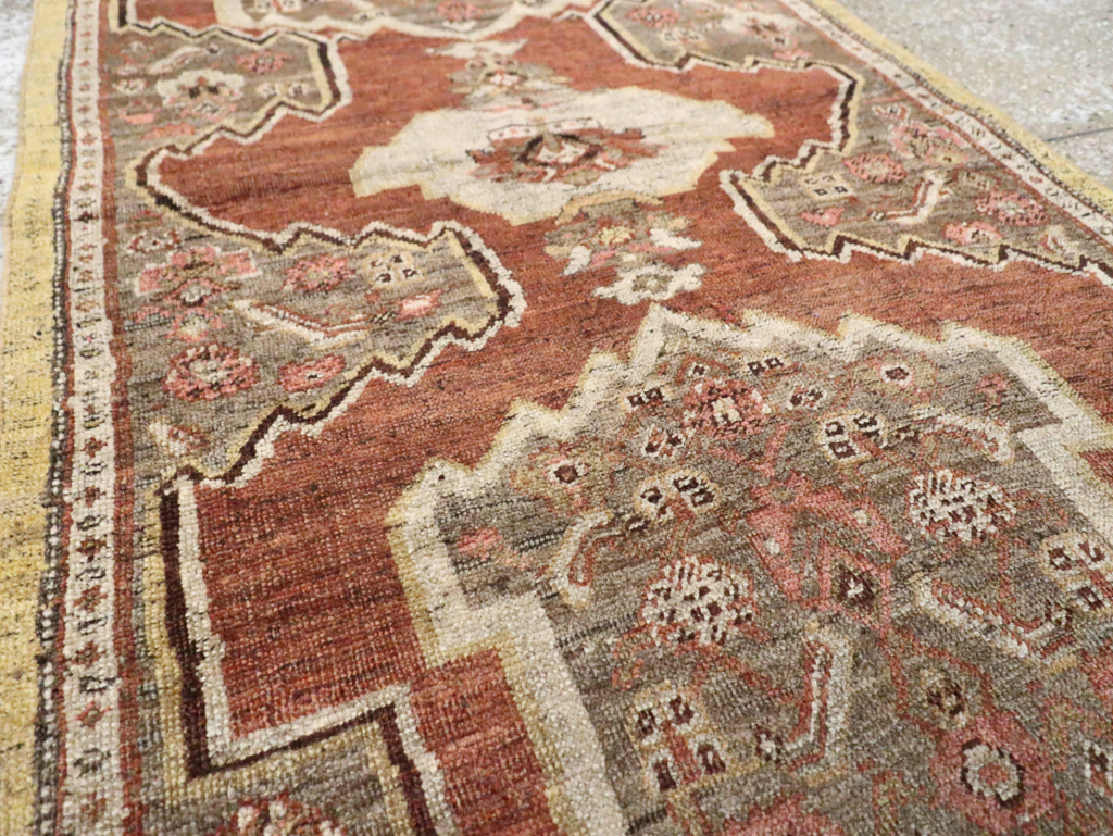 Antique Persian Bidjar Runner, No.8413 - Gss