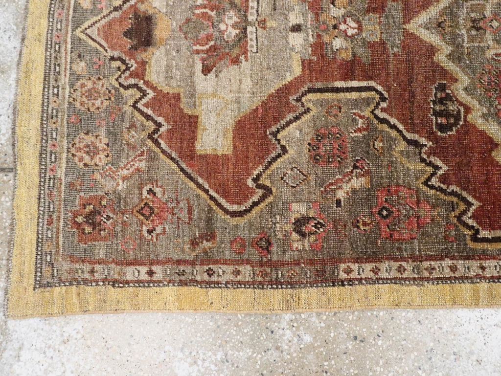 Antique Persian Bidjar Runner, No.8413 - Gss