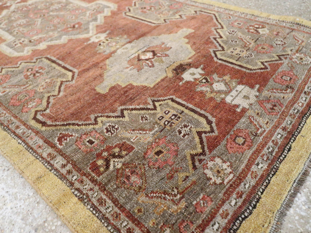 Antique Persian Bidjar Runner, No.8413 - Gss