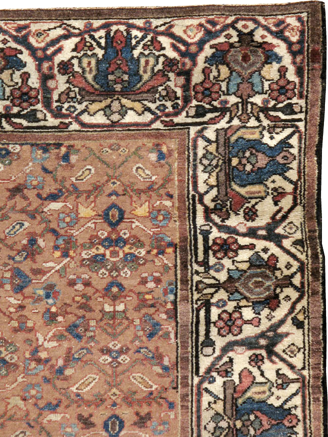 Antique Persian Malayer Wide Gallery Runner, No.8422 - Gss