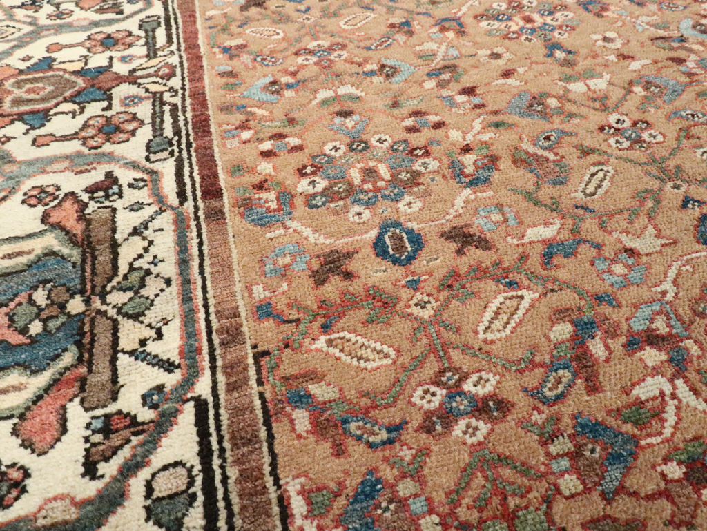 Antique Persian Malayer Wide Gallery Runner, No.8422 - Gss