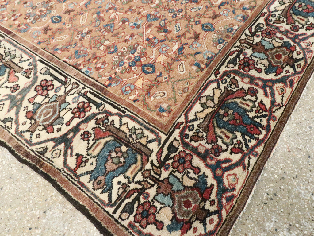 Antique Persian Malayer Wide Gallery Runner, No.8422 - Gss