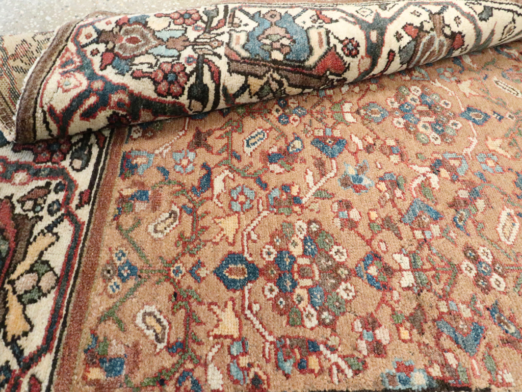 Antique Persian Malayer Wide Gallery Runner, No.8422 - Gss
