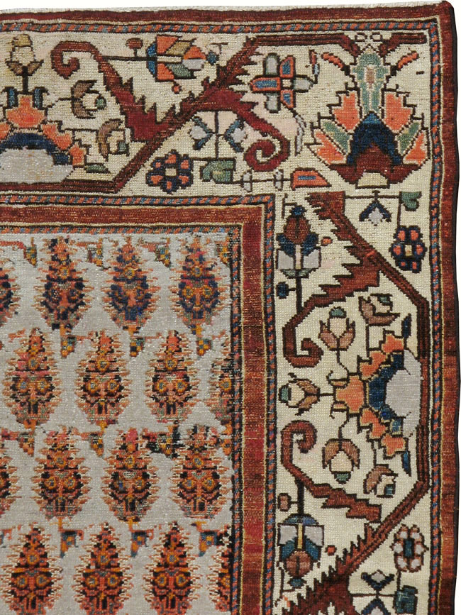 Antique Persian Malayer Runner, No.8423 - Gss