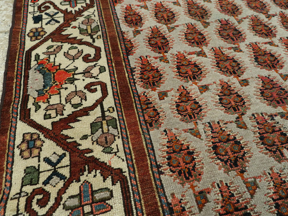 Antique Persian Malayer Runner, No.8423 - Gss