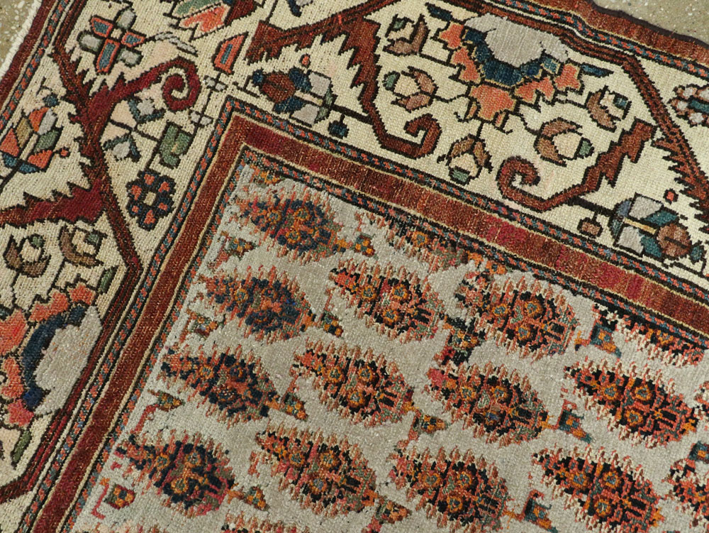 Antique Persian Malayer Runner, No.8423 - Gss