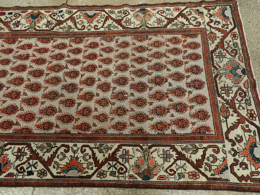 Antique Persian Malayer Runner, No.8423 - Gss