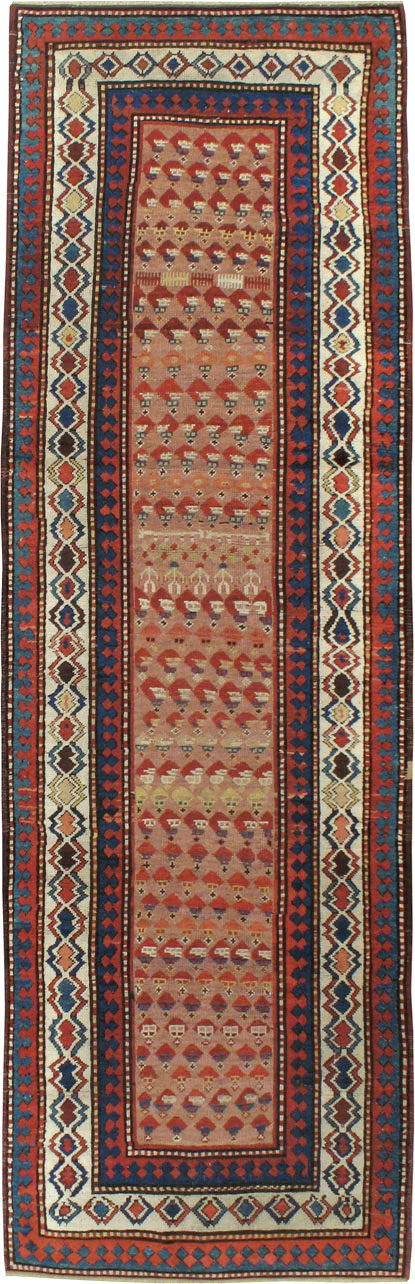 Antique Caucasian Kazak Rug, No.8429 - Gss