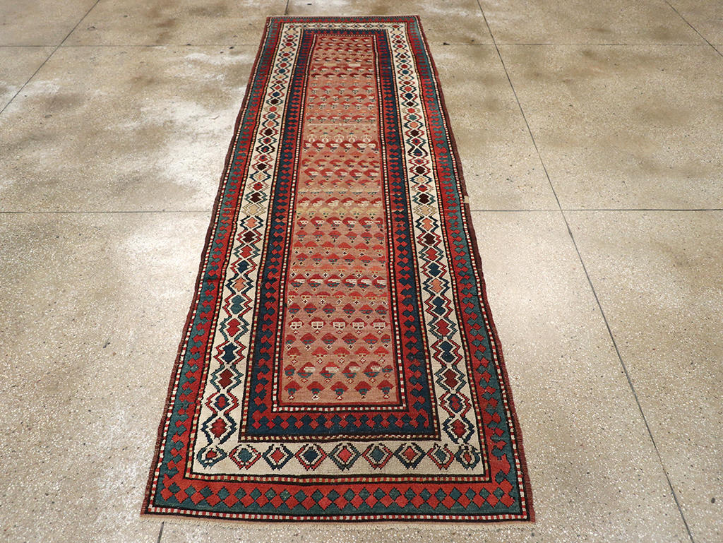 Antique Caucasian Kazak Rug, No.8429 - Gss