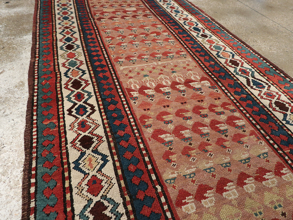 Antique Caucasian Kazak Rug, No.8429 - Gss