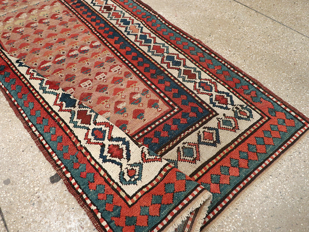 Antique Caucasian Kazak Rug, No.8429 - Gss